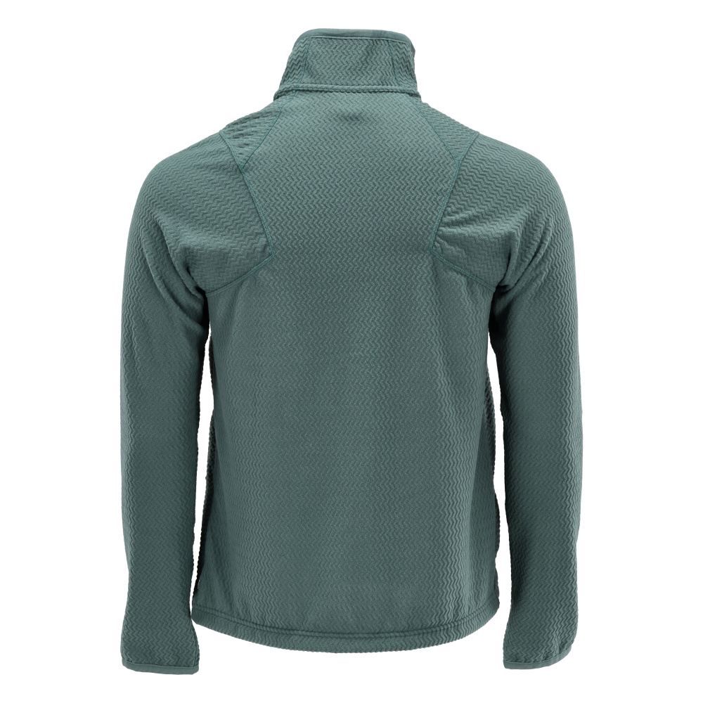 Microfleece Pullover mit Reißverschluss CUSTOMIZED Hell Waldgrün 4XL