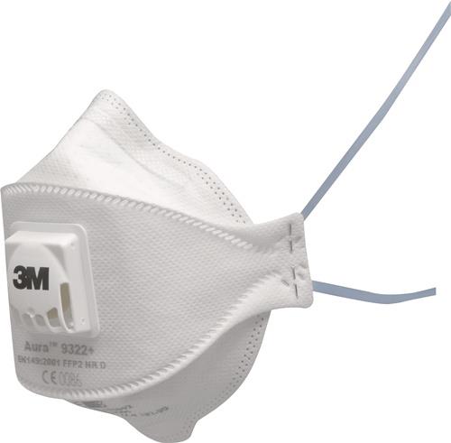 Atemschutzmaske Aura™ 9322+ FFP2 NR D m.Ausatemventil 3M