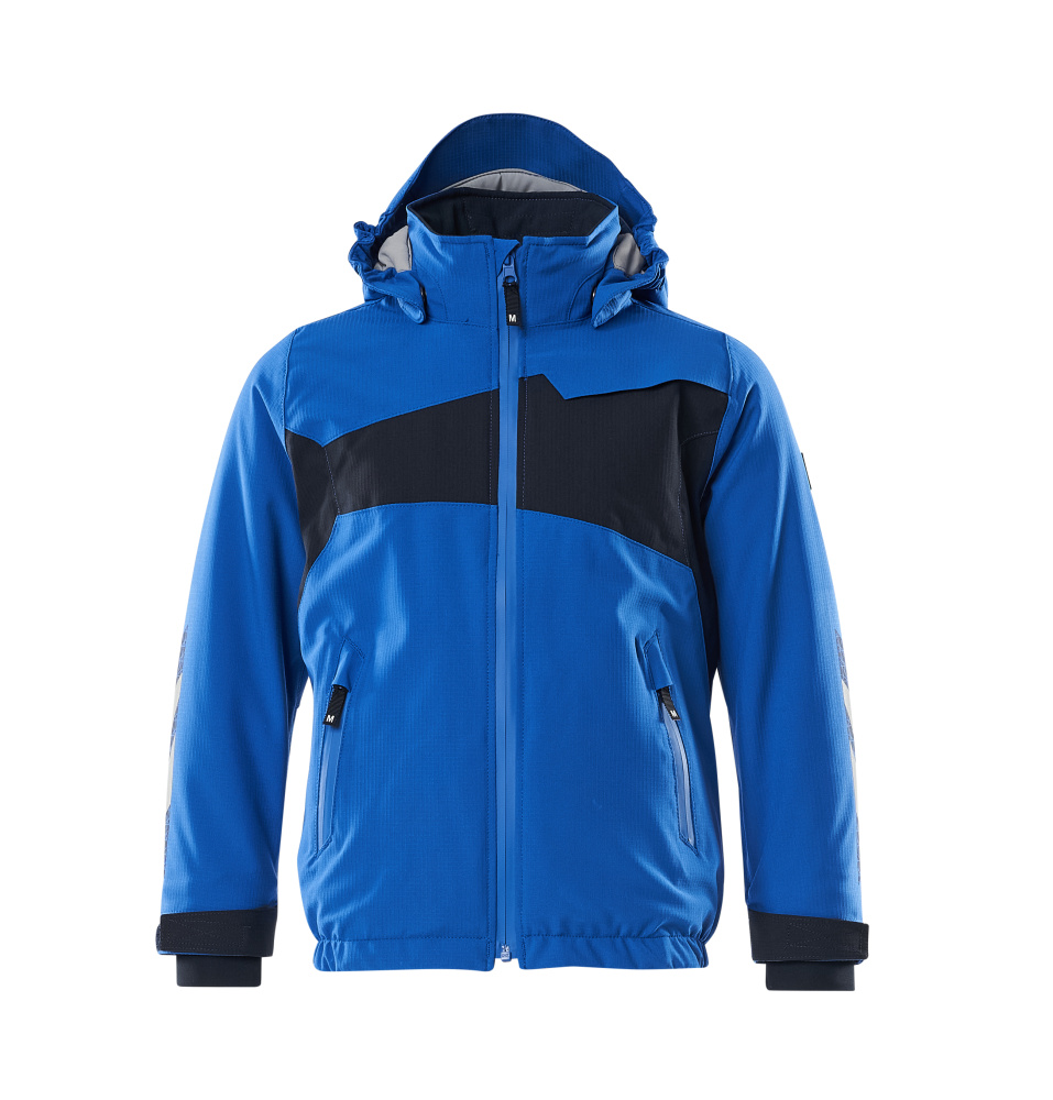 Winterjacke für Kinder ACCELERATE Azurblau/Schwarzblau 104