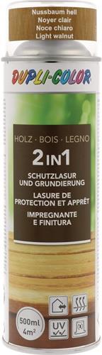 Holzschutzlasur 2in1 Farbe nussbaum hell 500ml Spraydose DUPLI-COLOR