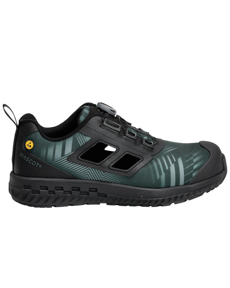 Sicherheitssandalen FOOTWEAR CUSTOMIZED Waldgrün/Schwarz 1041