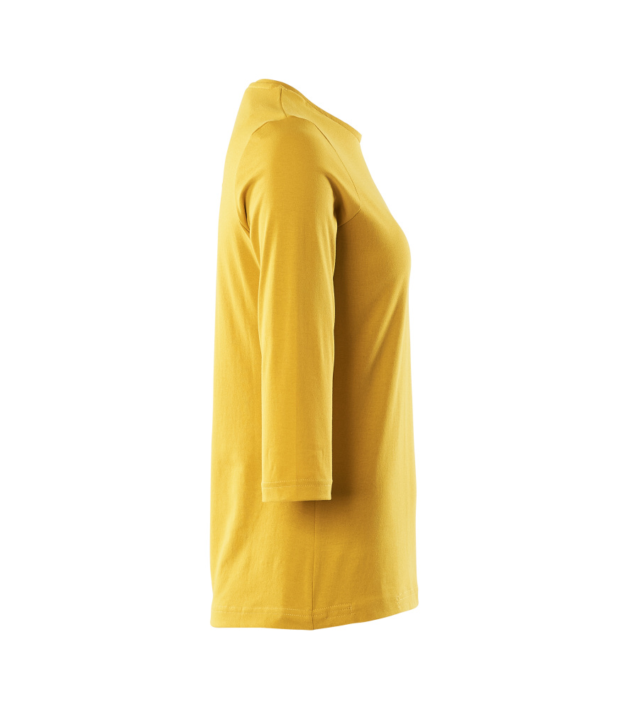 Damen-Passform T-Shirt CROSSOVER Currygelb 3XLONE