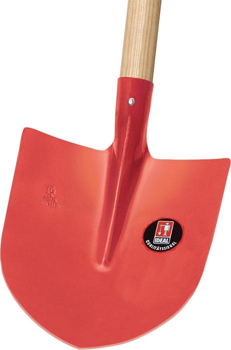 Frankfurter Schaufel RUHR-BRILLANT Größe 5 300 x 270 mm mit Eschenstiel IDEAL