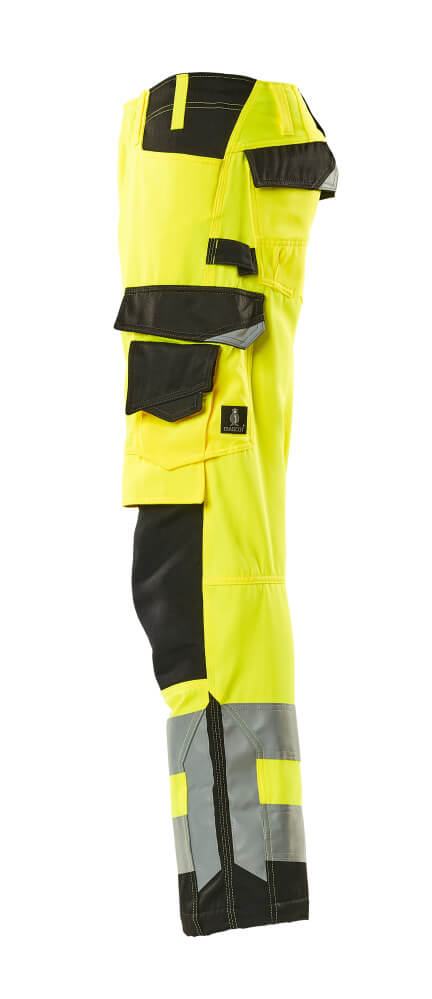 Hose mit Knietaschen SAFE SUPREME Hi-vis Gelb/Schwarz 82C46
