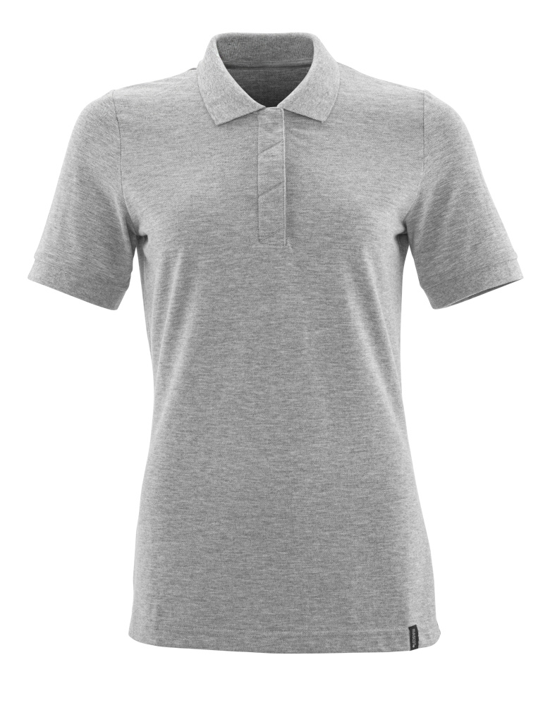 Damen-Passform Polo-Shirt CROSSOVER Grau-meliert 2XLONE