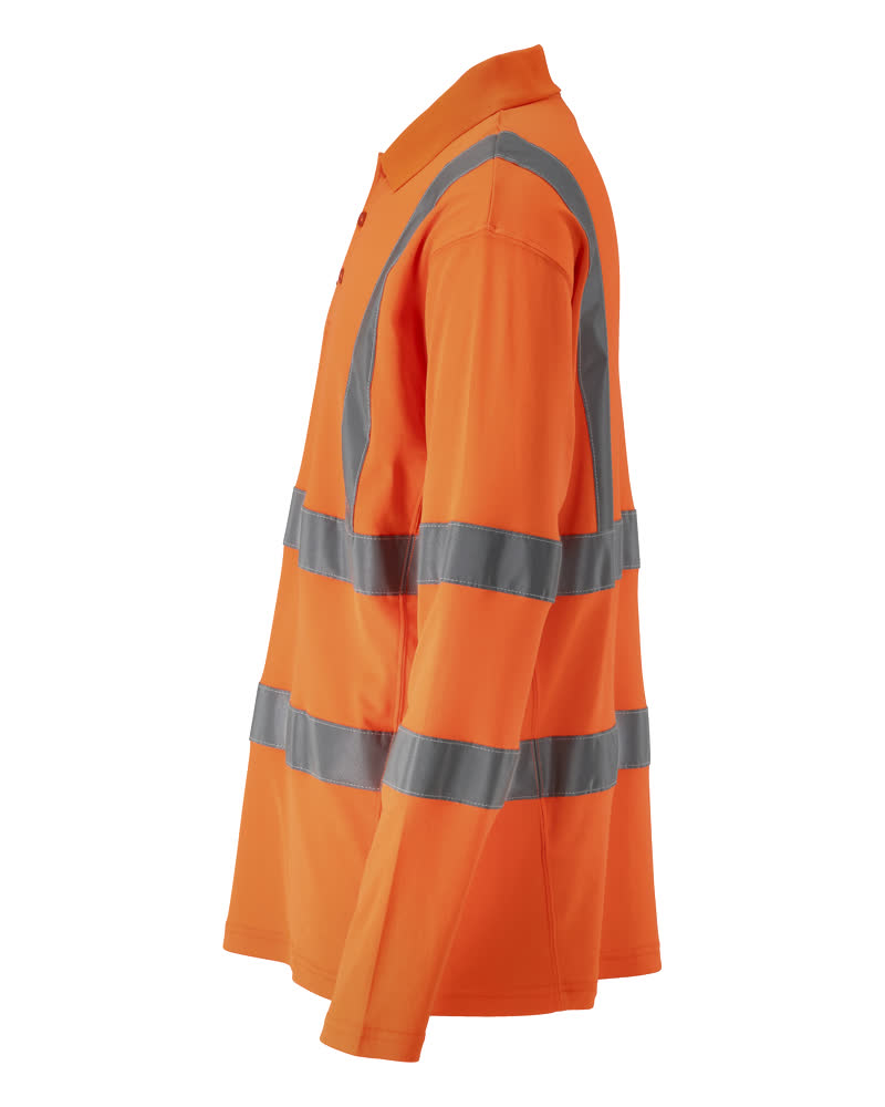 Polo-Shirt, Langarm SAFE CLASSIC Hi-vis Orange S