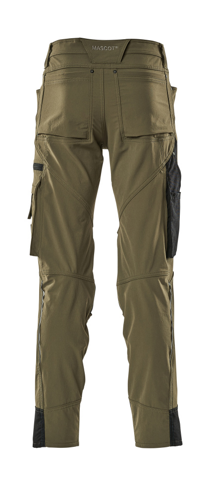 Hose mit Knietaschen ADVANCED Moosgrün 76C42