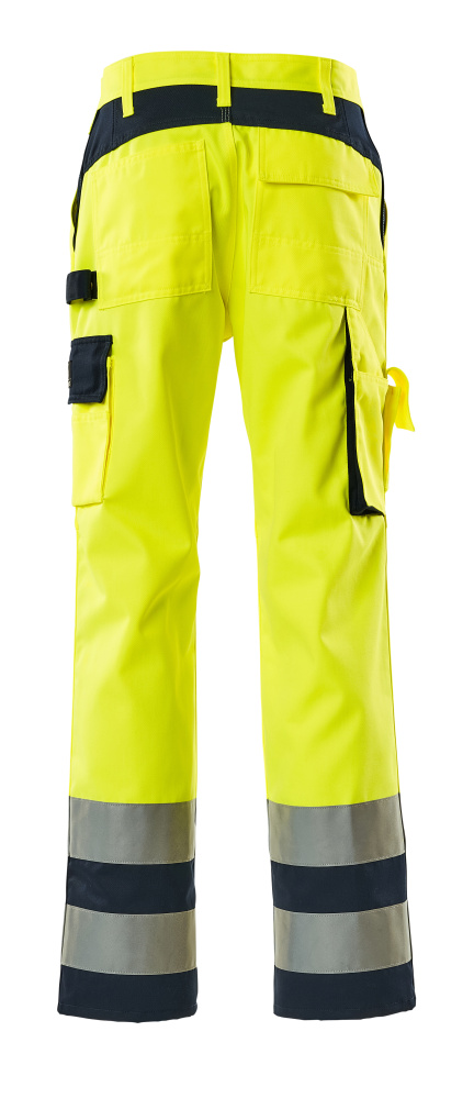 Hose mit Knietaschen SAFE COMPETE Hi-vis Gelb/Marine 76C50