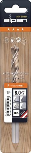 Spiralbohrer TIMBER TWIST D.1,5mm Gesamt-L.40mm ALPEN