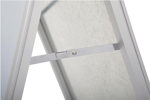 Kundenstopper Alu.aluminium A1 eloxiert/verzinkt wetterbeständig MAUL