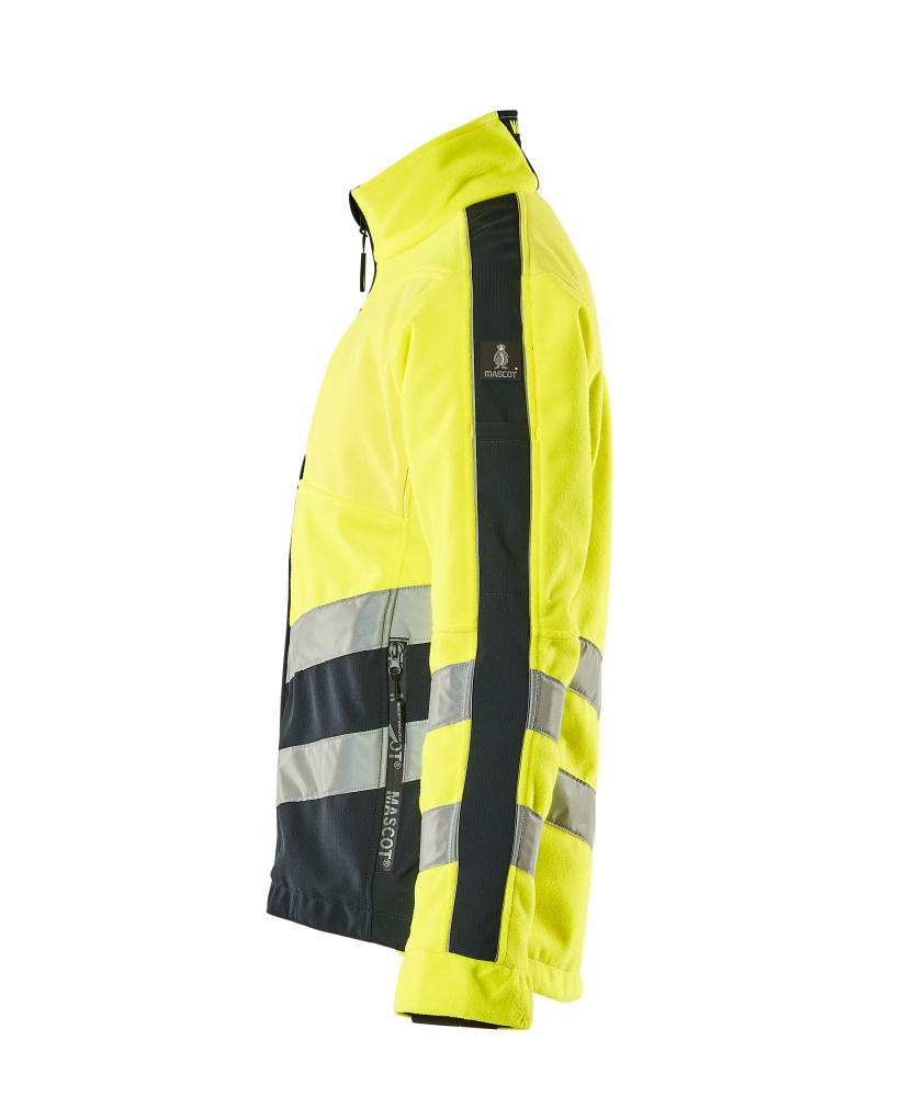 Fleecejacke SAFE SUPREME Hi-vis Gelb/Schwarzblau XL