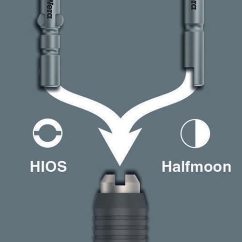 Bithandhalter 1013 SWF u.Abrollschutz Klingen-L.23mm Mehrkomponentengriff WERA