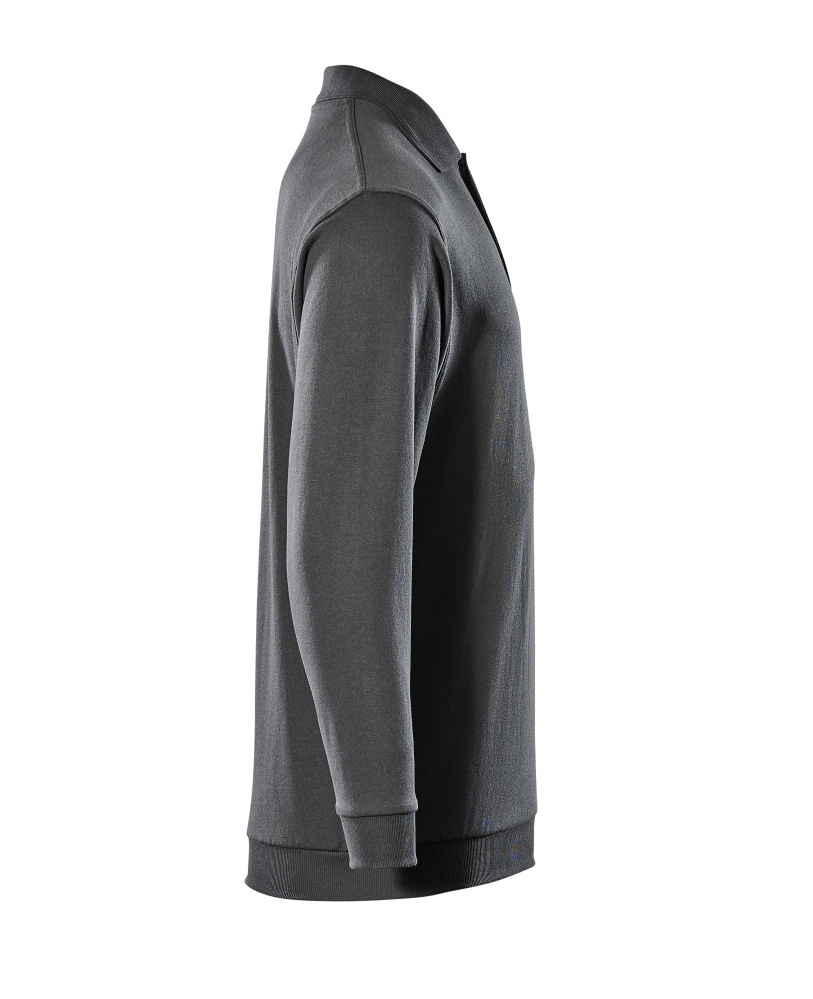 Polo-Sweatshirt CROSSOVER Dunkelanthrazit L