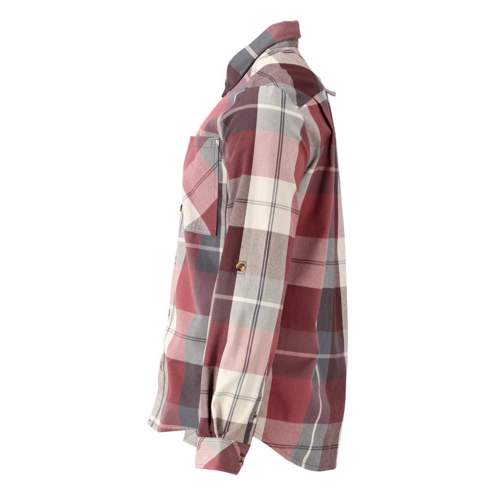Hemd CUSTOMIZED Bordeaux-kariert 3XL