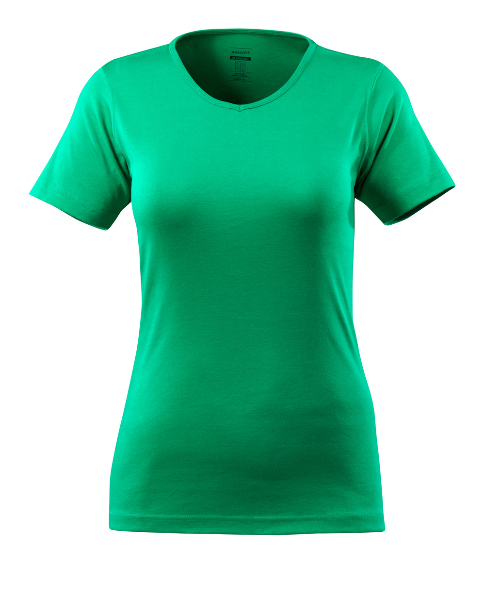 Damen-Passform T-Shirt CROSSOVER Grasgrün S