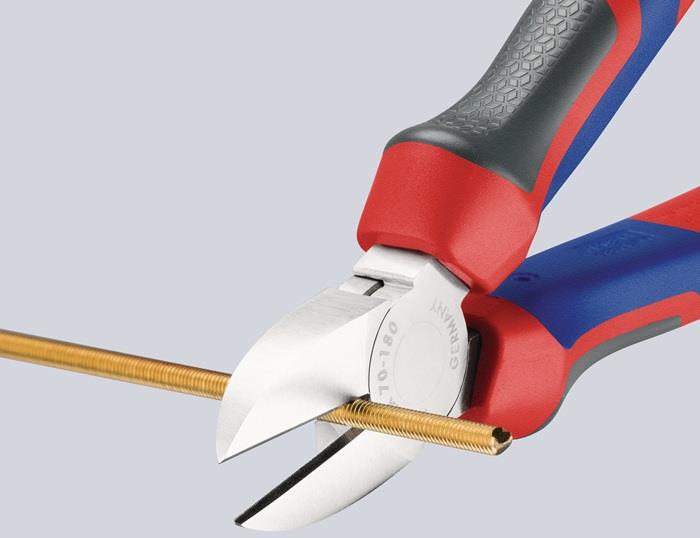 Seitenschneider Kopf poliert Comfort-Griffe 180 mm max. 4 mm max. 3 mm max. 2,5 mm