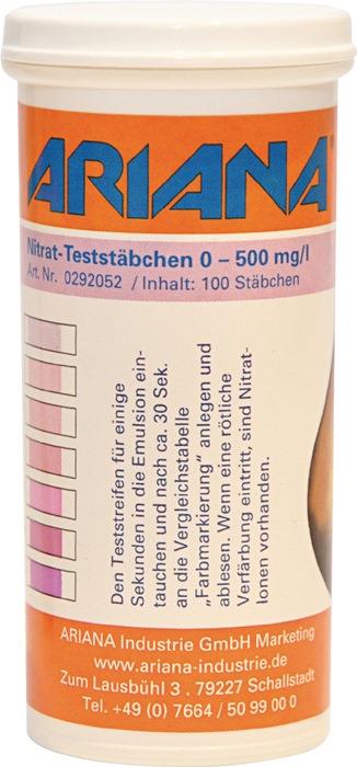 Messstäbchen TRGS 611 Nitrat-Gehalt 0-500 mg/l