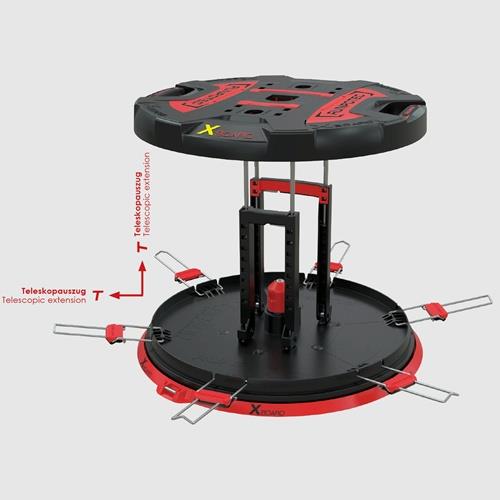 Kabelabroller XB 500 T D.500mm Trgf.800kg RUNPOTEC