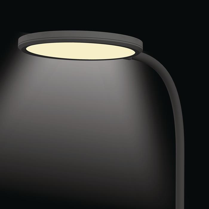 Schreibtischleuchte Horizon Standfuß + Wandmontage LED schwarz