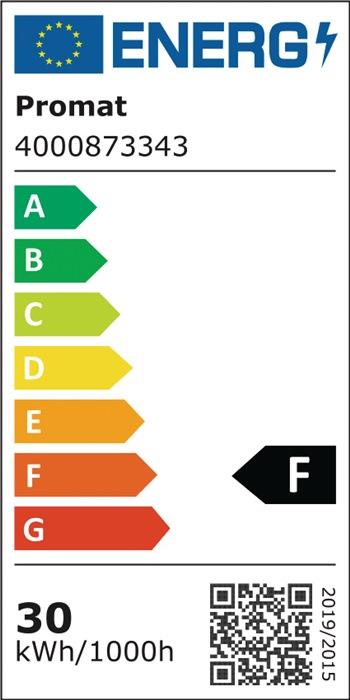 LED-Strahler 5 m H07RN-F 3x1 mm² IP65 PROMAT 30 W 2200 lm 30 kWh/1000h