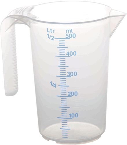 Messbecher 0,5l PP MAX4CAR