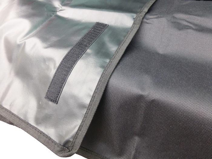 Kofferraummatte Polyester schwarz L105xB143 cm HP AUTOZUBEHÖR