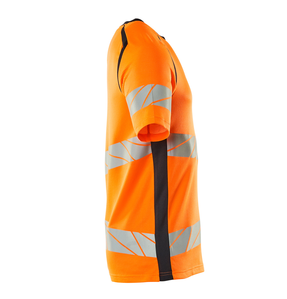 T-Shirt ACCELERATE SAFE Hi-vis Orange/Schwarzblau 4XLONE