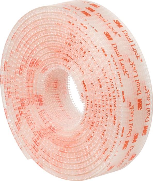 Druckverschluss Dual Lock SJ356B transluzent Länge 2,5 m Breite 25 mm Blister 3M