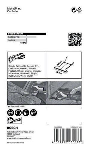 Tauchsägeblatt AIZ 32 AIT B.32mm Eintauch-T.40mm 5 St.Starlock 2608900015 BOSCH