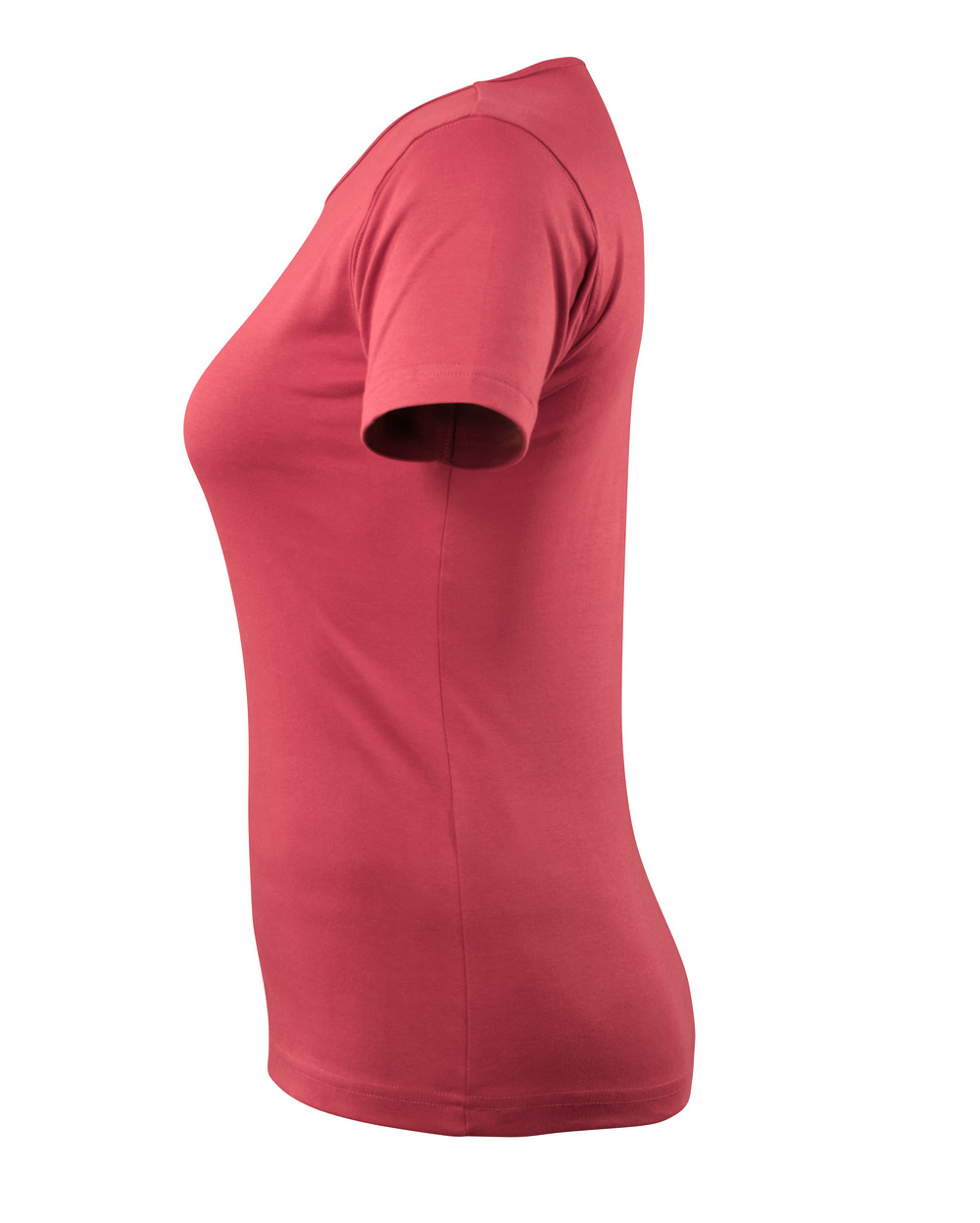 Damen-Passform T-Shirt CROSSOVER Himbeerrot XS
