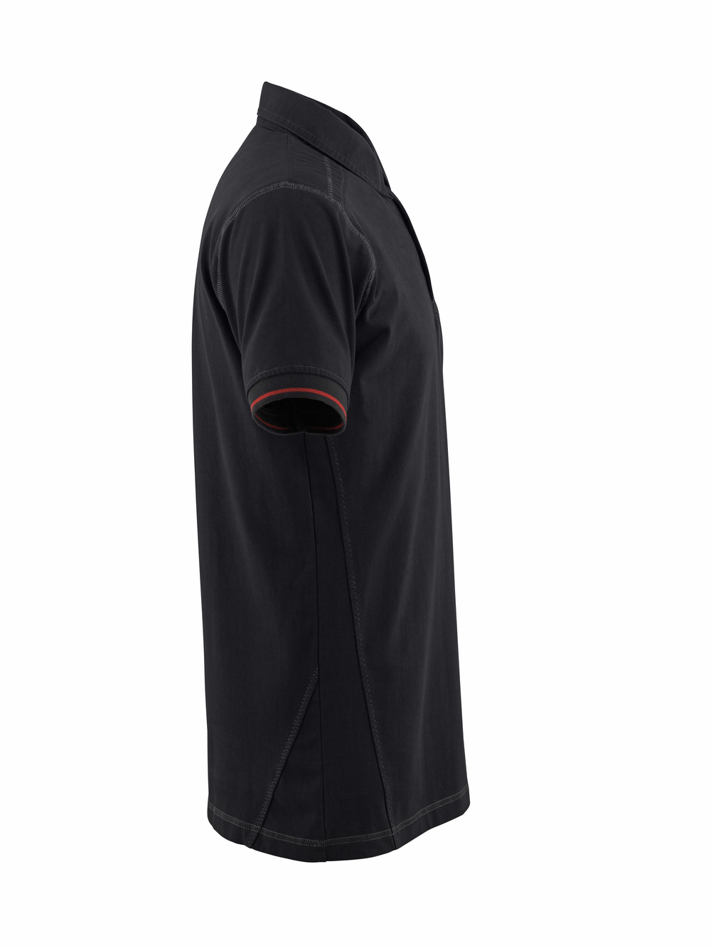 Polo-Shirt mit Brusttasche FRONTLINE Schwarz 4XL