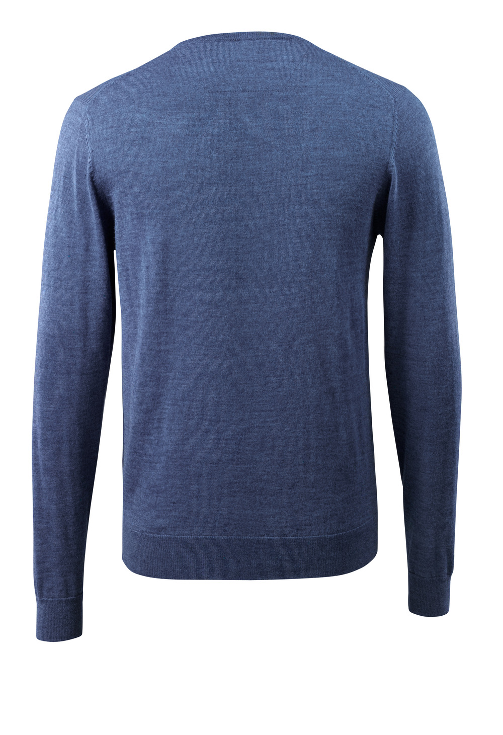 Strickpullover FRONTLINE Blau-meliert 3XL
