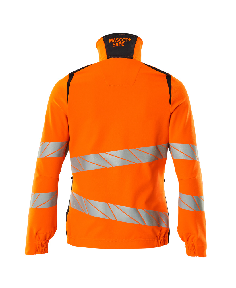 Damen-Passform Jacke ACCELERATE SAFE Hi-vis Orange/Schwarzblau L