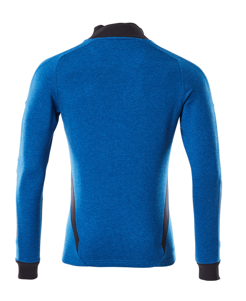 Sweatshirt mit Reißverschluss ACCELERATE Azurblau/Schwarzblau 3XLONE
