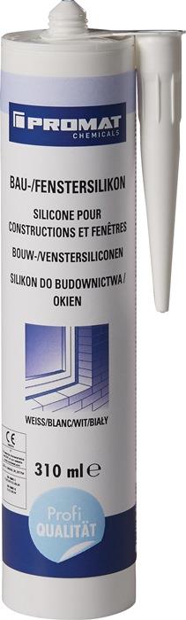 Bau /Fenstersilikon 310 ml Kartusche weiß