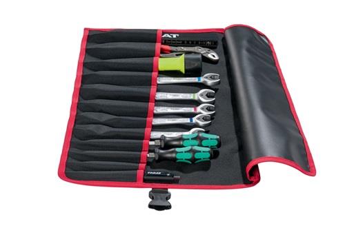 Werkzeugrolltasche 12 Fächer B540xH330mm Nyl.schwarz/rot PARAT
