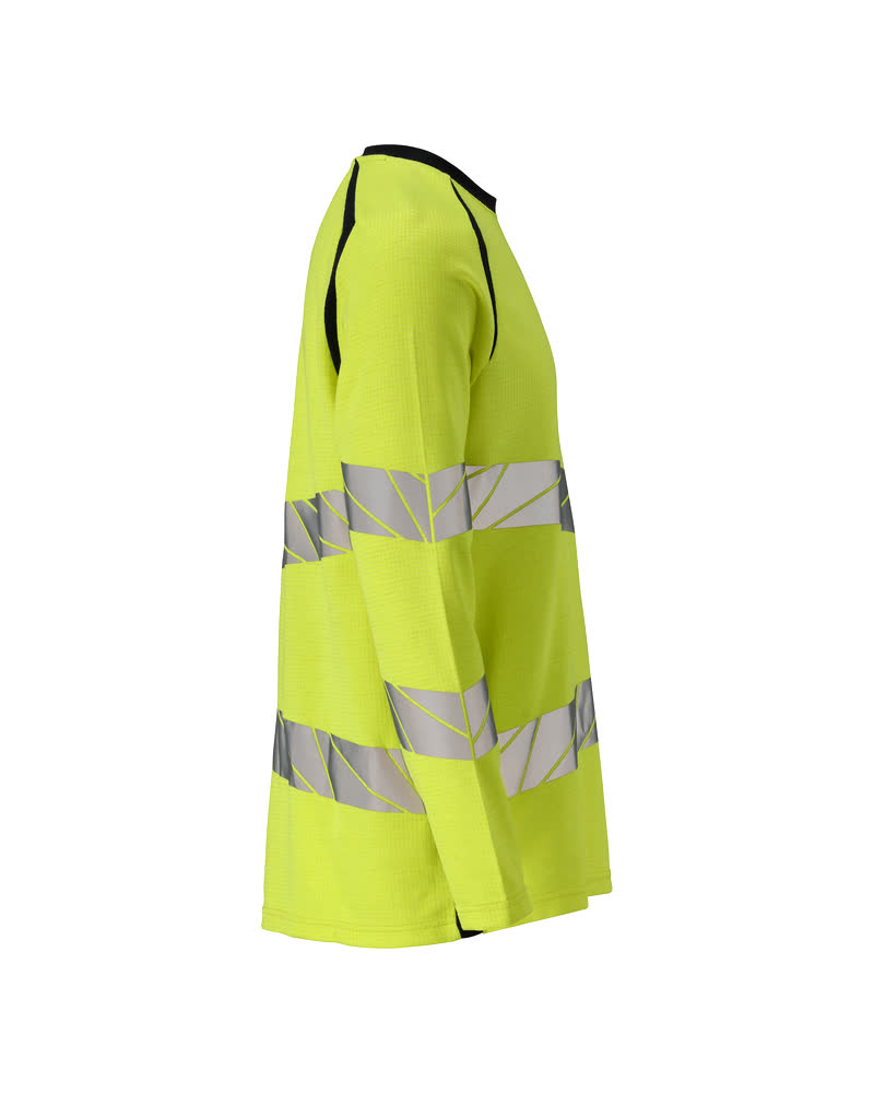 Langarmshirt ACCELERATE MULTISAFE Hi-vis Gelb/Schwarzblau M