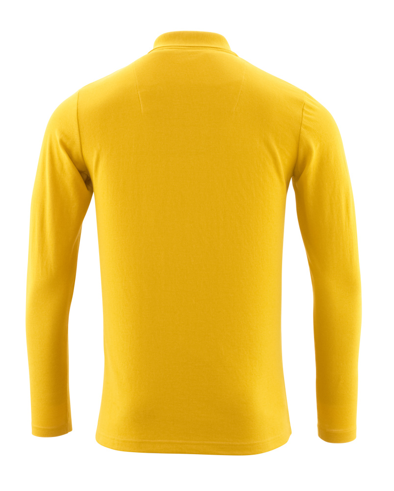 Polo-Shirt, Langarm CROSSOVER Currygelb 2XLONE