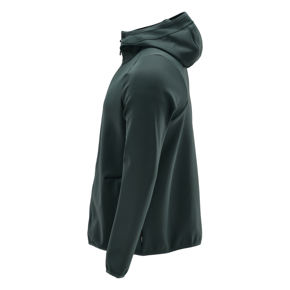Fleecejacke mit Kapuze CUSTOMIZED Waldgrün S