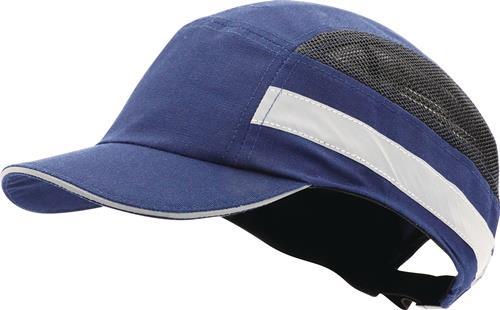 Anstoßkappe Daylight Base-Cap II 52-65cm blau Schirml.5cm EN 812:2012 TECWERK