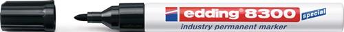 Industrie-Permanentmarker 8300 rot Strich-B.1,5-3mm Rundspitze EDDING