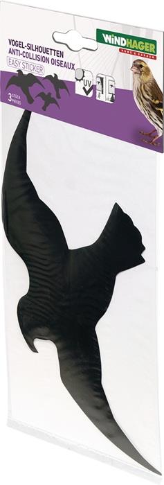 Vogel-Silhouette Easy Sticker 3 Stück WINDHAGER