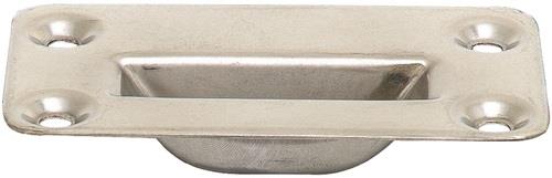 Bodenschließmulde 9009 Treibriegelverschlüsse 100 x 56 x 20mm BKS