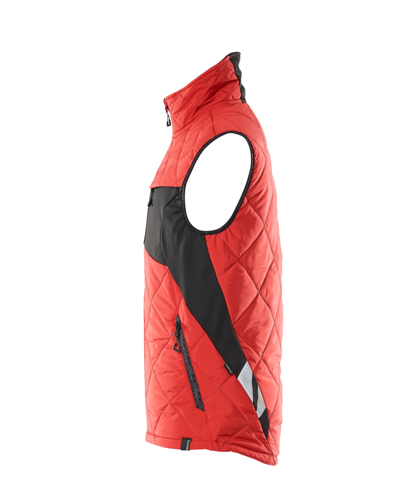 Thermoweste ACCELERATE Verkehrsrot/Schwarz 4XL