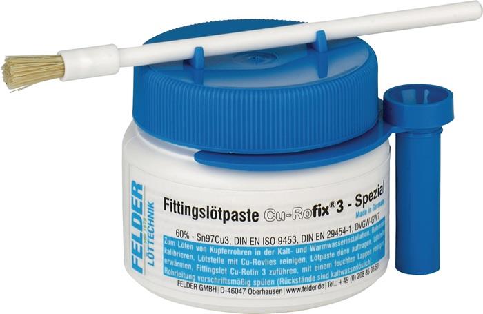 Fittingslötpaste CU-Rofix®3-Spezial 230 - 250 °C 250 g S-Sn97Cu3 FELDER