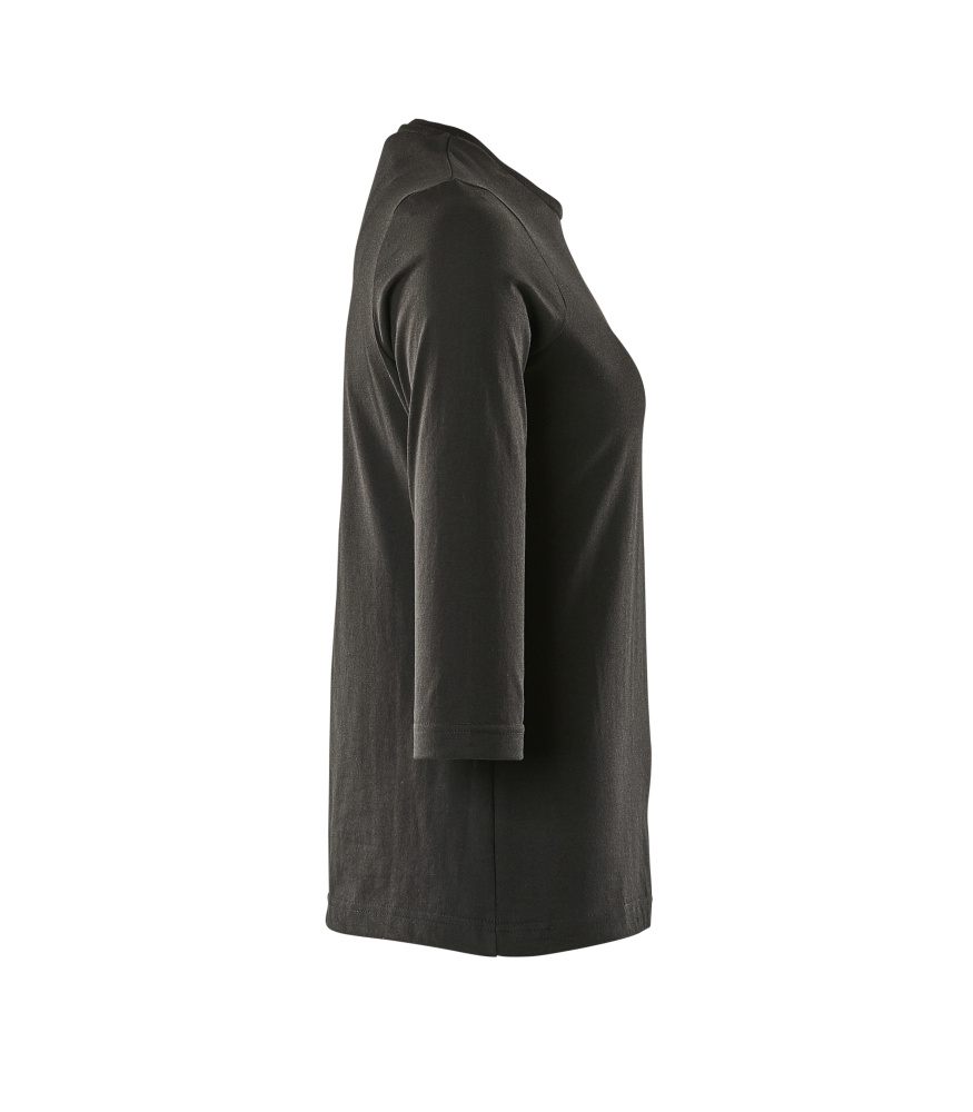 Damen-Passform T-Shirt CROSSOVER Vollschwarz 3XLONE