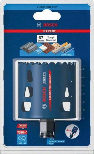 Lochsäge Expert Tough Material D.67mm Schnitt-T60mm Power Change Plus 2608900432