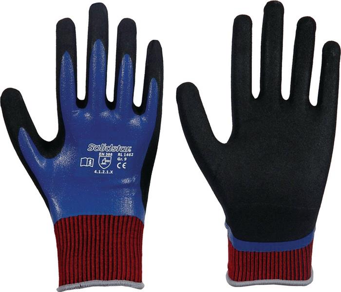 Handschuhe Solidstar Nitril Grip Complete 1462 EN420+EN388 PSA Kategorie II 10