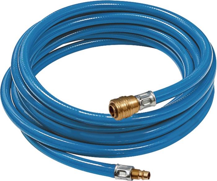 Soft Druckluftschlauch Set Schnellverschlusskupplung DN 7,2 6,3 mm 11 mm 2,35 mm 15 bar 10 m