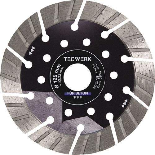 Diamanttrennscheibe BETON PRO D.115mm Bohr.22,23mm Seg.-H.15mm Seg.-S.2,4mm